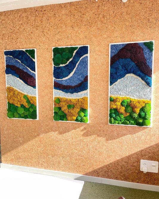 Decoração Biofílica Molduras de Musgo Preservado | Empresa Zuehlke