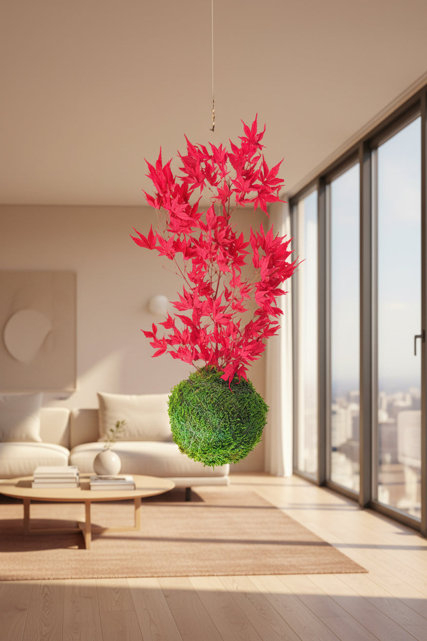 kokedama preservado Acer Palmatum
